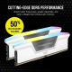Corsair Vengeance DDR5 32gb - 6000Mhz (2x16gb) - RGB - White - 36-44-44-96